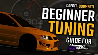 (PART 1) | THE BEST BEGINNER TUNING TUTORIAL for Midnight Racing Tokyo (Roblox)