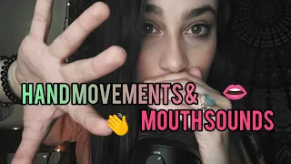 Fast & Aggressive ASMR | Hand Movements & Mouth Sounds/Inaudible Whispering