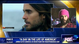 Jared Leto on "A Day in The Life of America" Documentary Project