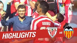 Highlights Athletic Club vs Valencia CF (2-1)