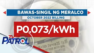 Bawas-singil ngayong paparating na October billing: Meralco | TV Patrol