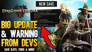 Dragon's Dogma 2 New Update Patch Notes, Extra Saves & More Fixes! (Dragon's Dogma 2 News)