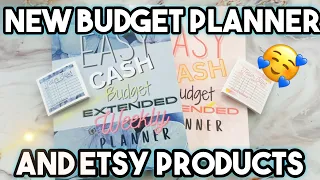 WEEKLY BUDGET PLANNER REVIEW! BUDGET PLANNER 2023! EASY CASH BUDGET PLANNERS! NEW ETSY PRODUCTS!