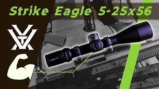 Visor Vortex Strike Eagle 5-25x56 - Prueba y tutorial de uso