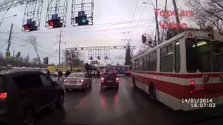 Подборка аварий за январь 2014, ДТП, Car Crash Compilation, 意外 事故 # 44