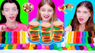 ASMR Food Art Challenge (Make It With a Plasticine And Eat It) Mukbang By LiLiBu