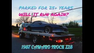 RESURRECTING A CAMARO Z28 PARKED FOR NEARLY 30 YEARS! WILL IT RUN?