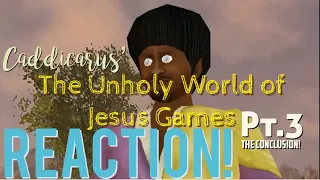 JESUS, A KAIJU?!?!😵‍💫Caddicarus’ The Unholy World of Jesus Games Pt.3 Reaction!