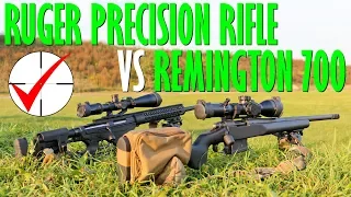 Remington 700 vs Ruger Precision Rifle 308win Accuracy Test