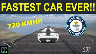 NEW WORLD RECORD | OVER 700 KMH Top Speed In Forza Horizon 5 (440+ mph/710+ kmh)