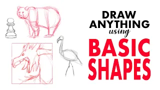 How to Draw Anything Using Basic Shapes