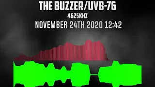 The Buzzer UVB 76 4625Khz 24/12/2020 голосовые сообщения