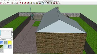 SketchUp Small house +garage#2.