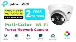 UNBOXING TP LINK VIGI C440-W IP Dome Network Wi-Fi Camera  4MP 4MM LENS