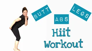 60 Min. Ski and Snowboard Conditioning HIIT Workout / Legs, Cardio, Butt, ABS, Core Workout