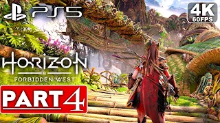 HORIZON FORBIDDEN WEST PS5 Gameplay Walkthrough Part 4 FULL GAME [4K 60FPS] - No Commentary