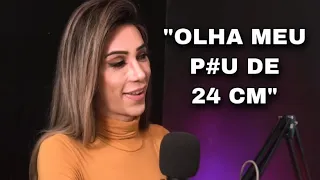 GAROTA TRANS MOSTRA O P#U NO MEIO DO PODCAST Paloma veiga