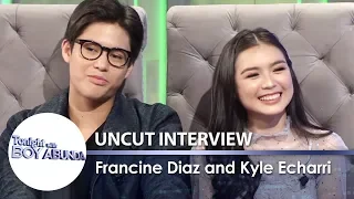 Kyle Echarri and Francine Diaz | TWBA Uncut Interview