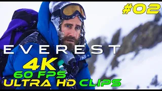 EVEREST (2015) CLIP || SURVIVAL AT THE EVEREST IN STRONG STORM || 4K ULTRA HD 60 FPS REMASTERED ||