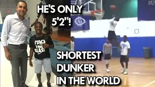 5'2" DUNKING! SHORTEST PERSON TO EVER DUNK?! WILL EASON HAS HOPS!