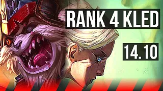 KLED vs CAMILLE (TOP) | Rank 4 Kled, 13/3/10, Godlike, 500+ games, 40k DMG | KR Master | 14.10