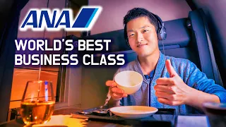 WORLD'S BEST BUSINESS CLASS! | ANA "THE Room" (Best Cabin Crew EVER!)