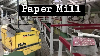 Abandoned Paper Mill With Everything left behind