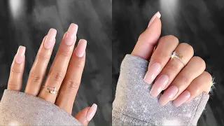 HOW I DO MY NAILS AT HOME *USING SUPER GLUE* | Faye Claire