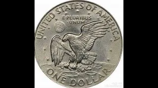 1972 Eisenhower dollar mintage of 100,000 to 200,000 pieces, High grade coin worth big money