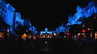 Main Street lights during Mickey's Not-So-Scary Halloween Party (2014)