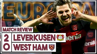 Bayer Leverkusen 2-0 West Ham highlights discussed | Late Boniface & Hofmann goals the difference