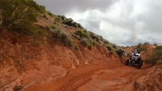 Sand Hollow Sliplock trail taking the hard line