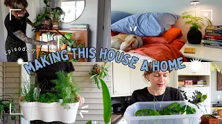 setting up my planty home, balcony garden, & new plant bookshelf 🌿 *episode 1*