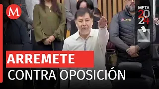 Fernández Noroña se enfrenta en la mesa del INE | Meta 24: la revisión