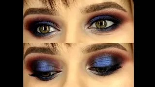 Сине-бордовый смоки с палеткой MORPHE x JACLYN HILL