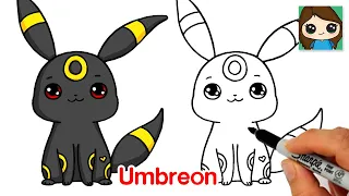 How to Draw Umbreon | Pokemon EASY Chibi Baby #5