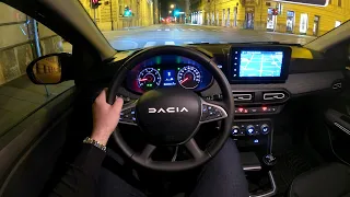 NEW DACIA JOGGER 2023 - night POV test drive & FULL REVIEW (TCe 110 HP)