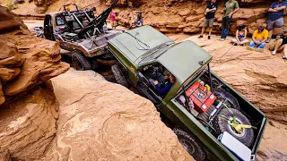 Off Road Tow Truck Helps Full Size Rigs on The Pickle Trail in Moab