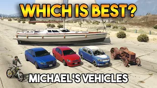 GTA 5 ONLINE : ALL MICHAEL'S VEHICLES (WHICH IS BEST)