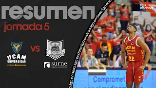 UCAM Murcia - Surne Bilbao Basket (92-87) RESUMEN | Liga Endesa 2021-22