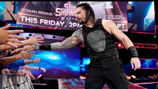 An here comes The big Dog Roman Reigns 3 June 2019 Monday night Raw six man tag match entrance