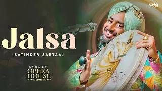 Satinder Sartaaj - Jalsa (Live Performance) - Chandni Te Puneya | New Punjabi Song 2022 | Saga Music