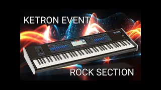 Ketron EVENT Live Audio Style Demo by Johnny / ROCK Section /