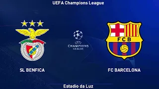 ⚽ Benfica vs Barcelona ⚽ | Champions League (29/09/2021) | PES 2021