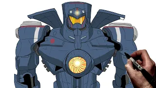 How To Draw Gypsy Danger | Step By Step | Pacific Rim