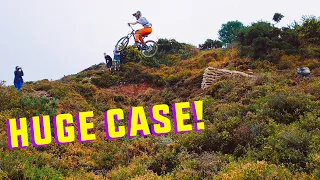 BUILDING AND RIDING THIS HUGE CANYON GAP! PT.2 DIG DIARIES I POLDICE VALLEY MTB CORNWALL