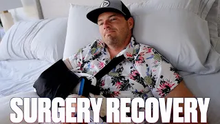 THE DAY AFTER ARM SURGERY | RECOVERY WEEKEND BEGINS