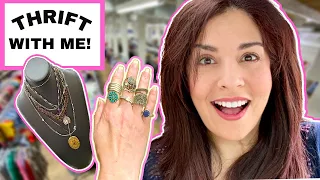 Thrift With Me! 40 pieces in one day? Over $800 On Vintage Jewelry!