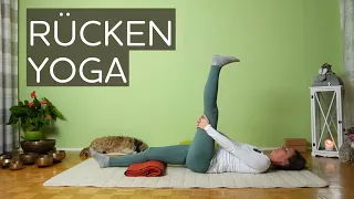 Rücken Yoga Anfänger | Übungen gegen Rückenschmerzen und Verspannungen | 45 Minuten