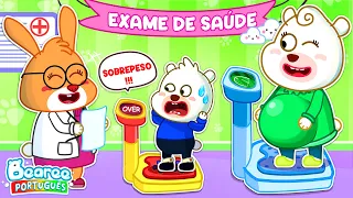 Check-up Médico com Bebê e Mãe👨‍⚕️✔️ A Primeira Vez Que O Bearee Foi Ao Hospital | Desenhos Animados